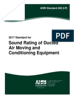 AHRI - Standard - 260 - IP - 2017 - SOUND RATING OF DUCTED AIR MOVING AND CONDITIONING EQUIPMENT