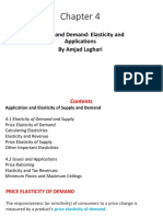 Chapter 4 Supply and Demand Elasticity and Applications