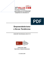 Empreendedorismo e Novas Tendencias 2007