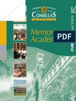 Comillas Memoria Academica 04-05