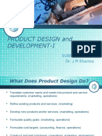 Operations Management Product Design and Development I