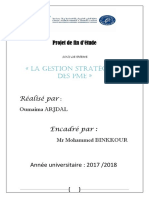 PFE S6 La Gestion Stratégique Des PME PDF