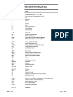 Airbus Abbreviations Dictionary