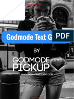 Godmode Text Game