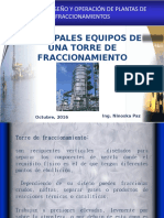 Principales Equipos de Una Torre de Fraccionamiento