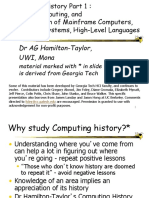 Computing History Part 1 Ancient and Mainframe Computing