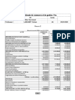 Exercice 1 Bilan Fonctionnel