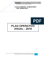 PLAN OPERATIVO CSMC San Sebastian 2018