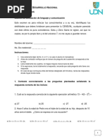 Examen de Simulación de Matemáticas