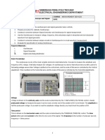 Lab 4A Jun 2018 Introduction of Oscilloscope and Signal Generator