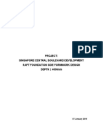 SCBD - Raft Foundation Side Formworks Design Report PDF