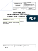 Protocolo Mantenimiento Preventivo