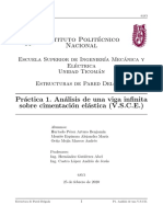 Análisis de Una Viga Infinita Sobre Cimentación Elástica (V.S.C.E.)