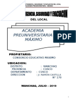 Plan de Contingencia Academia Preu Maximo