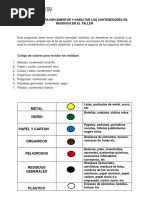 Clasificacion de Residuos