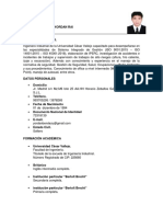 Curriculum Vitae Documentado Yordan Bendezú B PDF