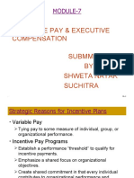 Variable Pay & Executive Compensation Submmitted BY Shweta Nayak Suchitra