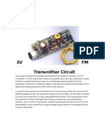 3V FM Transmitter Circuit