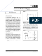 Transformer Less Power Supply Calculation