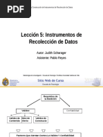 Instrumentos de Recolección de Datos