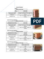 FICHA TECNICA Diseño