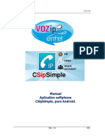 Manual CSipSimple-android VOZip Entel