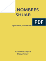 Los Nombre Shuar Significado Conservacion PDF