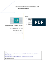 Chapitre 3 Manipuler Les Fichiers Et Dossiers en Powershell Stag