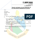 Affadavit Proforma PDF