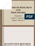 Methods of Research AND Procedures: Prepared By: Josefina T. Parreño, R.N. Joahne P. Tipay, R.N