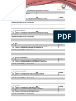 Ficha de Monitoreo de Operatividad de Los Equipos