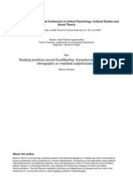 Studying Practices Around Euromayday: A Practice-Based Multi Sited Ethnography On Mediated Subjectivizations