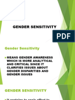 Gender Sensitivity