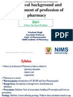 Unit 1 (Pharmaceutics I) PDF