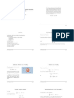 Numerical Integration of Ordinary Differential Equations For Initial Value Problems