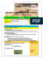 Sample Detailed Lesson Plan in Biology-7e Model (Grade 7)