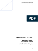 FCI 70-2 - Vazamento No Assento de Válvulas de Controle 2003 (DESATUALIZADO)