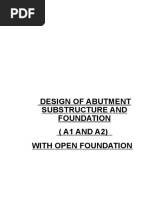 Abutment Design - NOTES