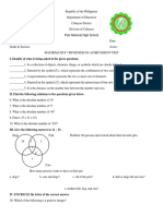 Mathematics Reviewer On Achievement Test