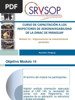 Capacitación - Organizaciones de Mantenimiento Aprobadas PDF