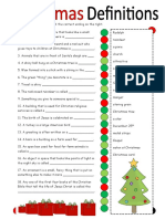 Christmas Definitions Key Included Fun Activities Games Tests Warmers Coolers - 74867