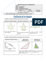 Clasificación de Triangulos