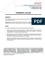 Hydroxyl Value: Lubrizol Standard Test Procedure