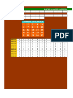 Loto-Fácil 5 Fixas e 11 Variaveis - 9jogos