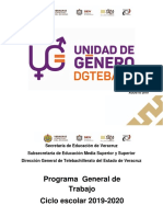 Programa General de Trabajo UG DGTEBAEV 2019 - Dia Naranja