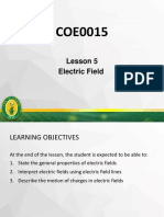 Lesson 5 - Electric Field