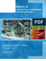 Guidelines On: The National Project On Management of Soil Health and Fertility