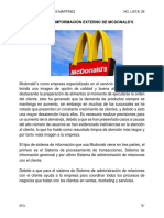 Sistema de Imformación Externo de Mcdonald's