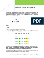 Metodos de Calculo de Cuotas