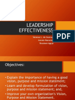 Leadership Effectiveness